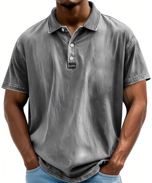 Men's Vintage Washed Polo Shirt — view 2