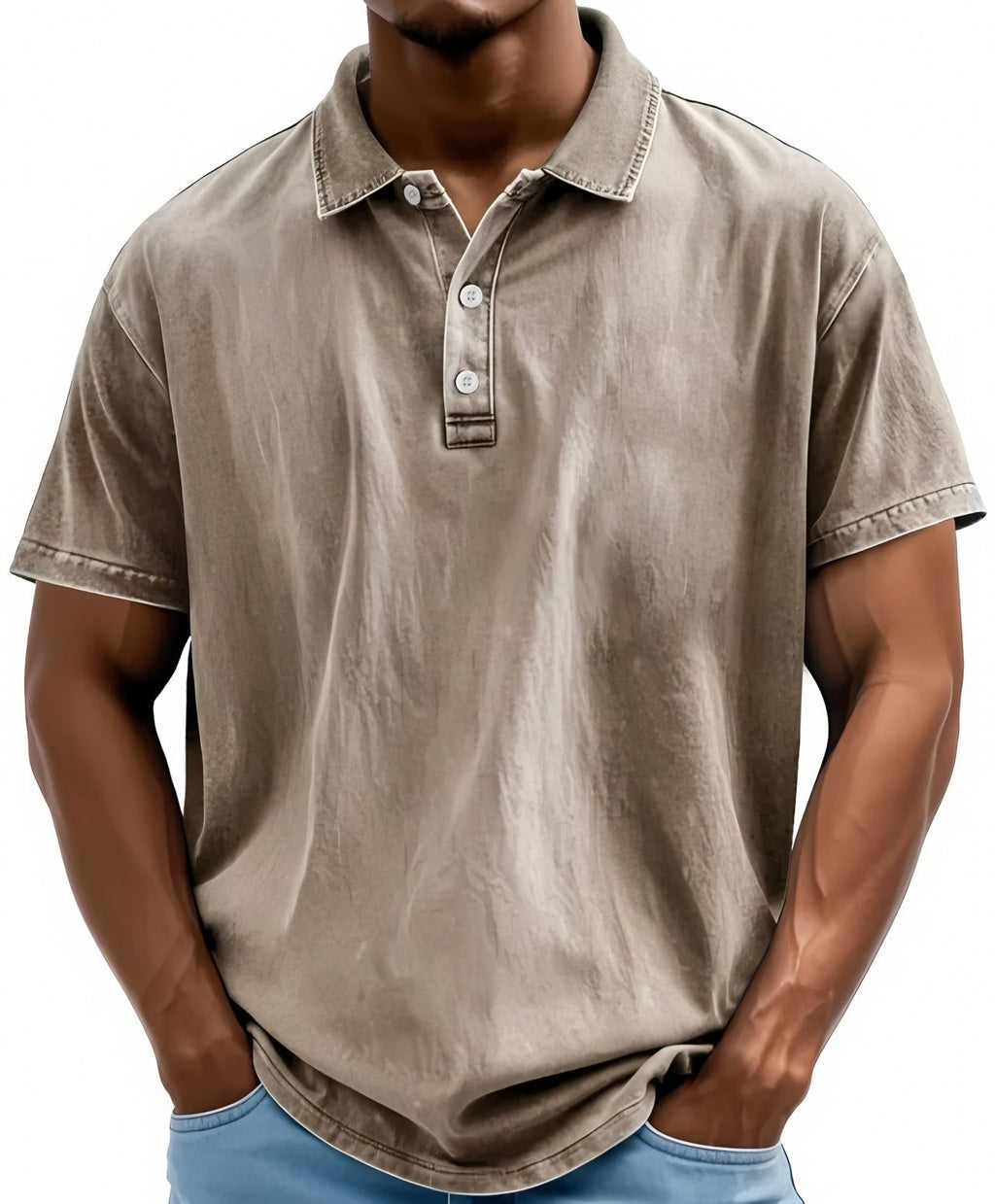 Men's Vintage Washed Polo Shirt — view 5