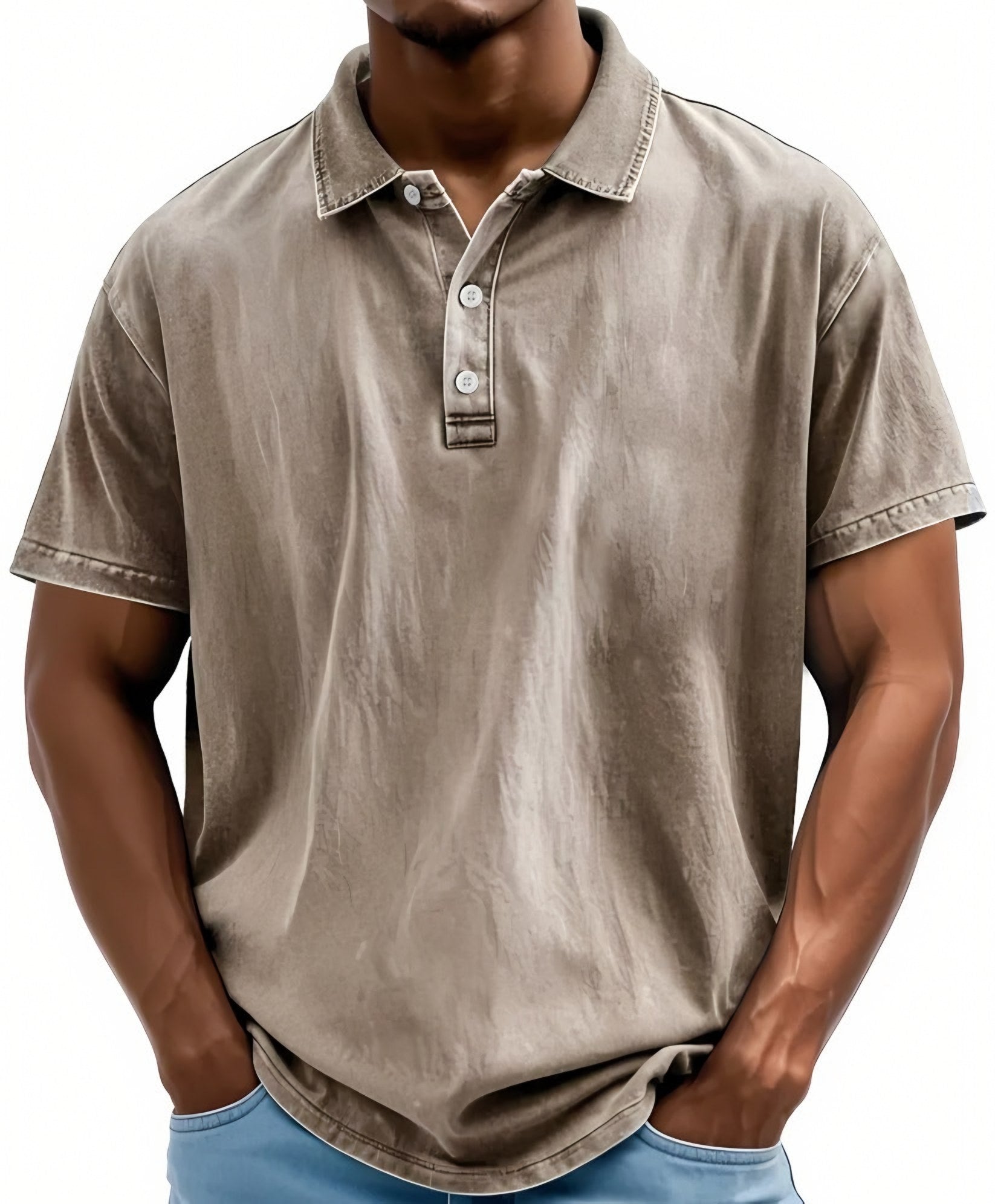 Men's Vintage Washed Polo Shirt — view 5