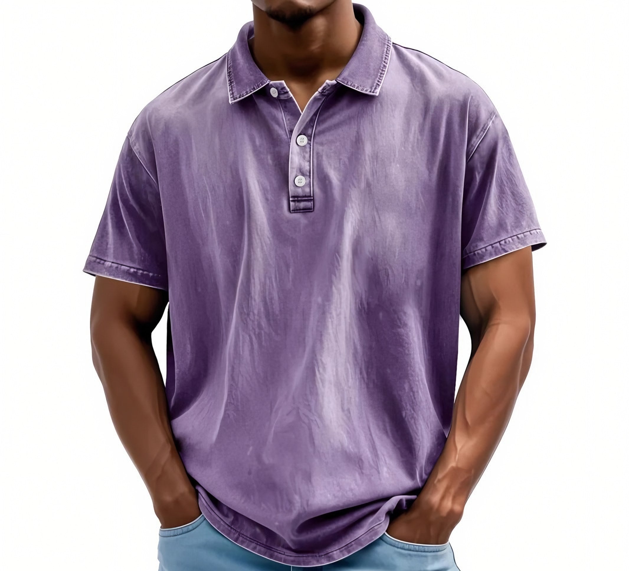 Men's Vintage Washed Polo Shirt — view 8