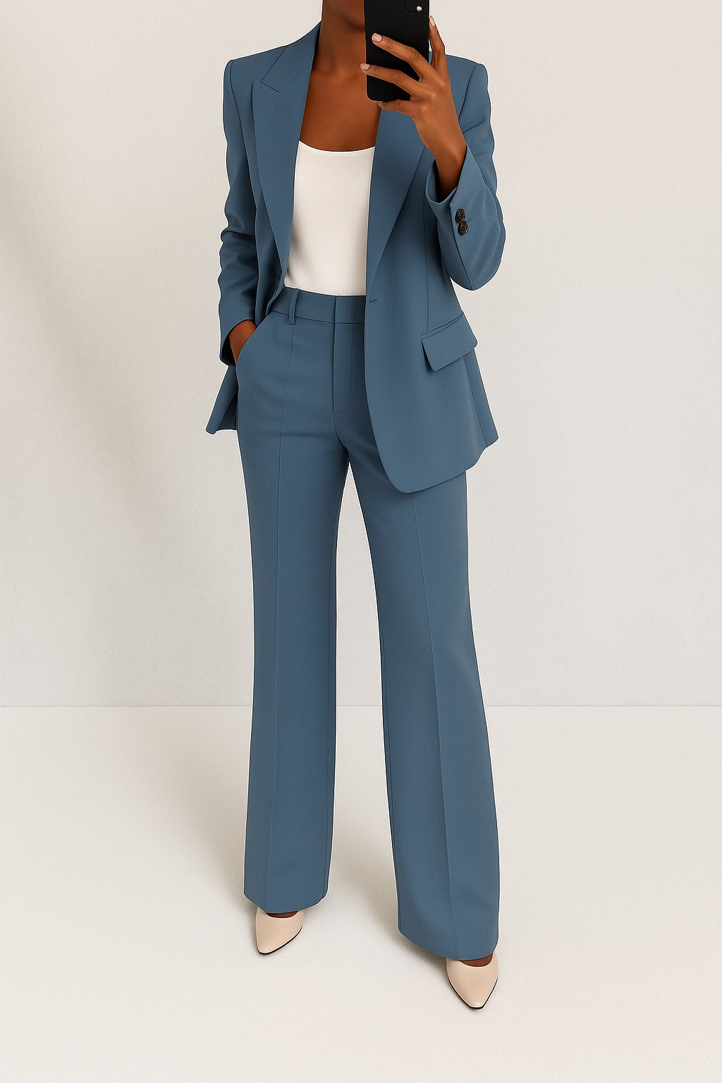 Phoebe | Wide Leg Pants Two Piece Set — TOPNEWPLACE (view 2)