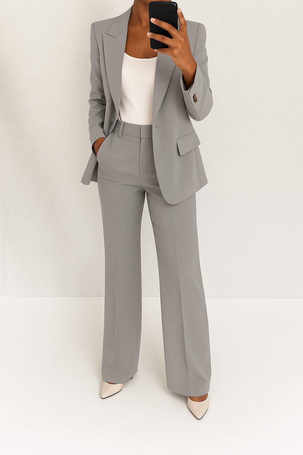Phoebe | Wide Leg Pants Two Piece Set — TOPNEWPLACE (view 3)