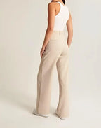 Alessia | Women Soft Wool Blend Wide-Leg Pants — TOPNEWPLACE (view 3)