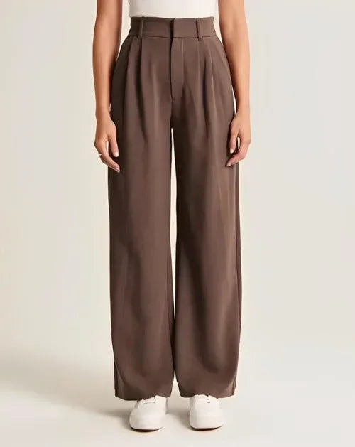 Alessia | Women Soft Wool Blend Wide-Leg Pants — TOPNEWPLACE (view 8)